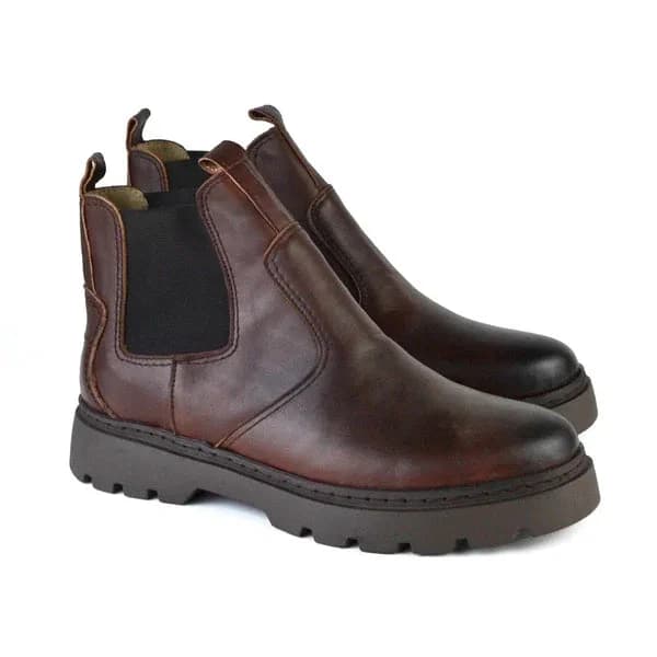 Chunky Chelsea Boot - 4001 Brown