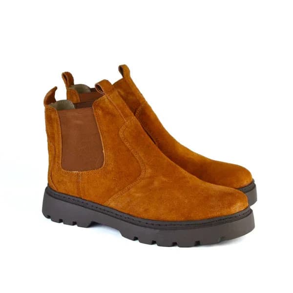Chunky Chelsea Boot - S-4001 Havana