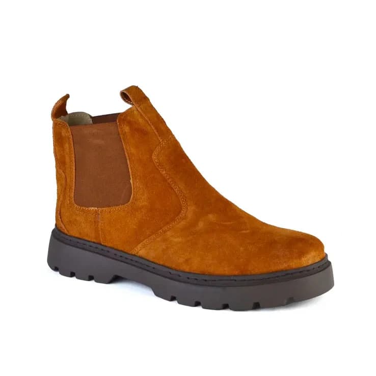 Chunky Chelsea Boot - S-4001 Havana