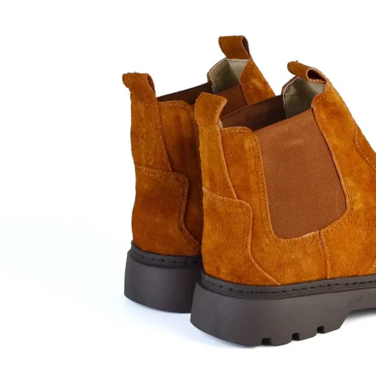 Chunky Chelsea Boot - S-4001 Havana