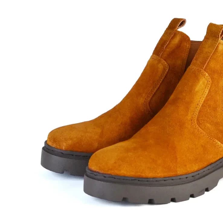 Chunky Chelsea Boot - S-4001 Havana