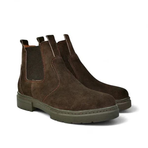 Chunky Chelsea Boot - S-4001 Brown