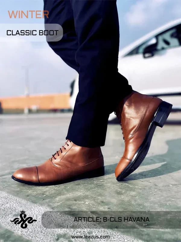Leather Classic Boot - B-CLS Havana