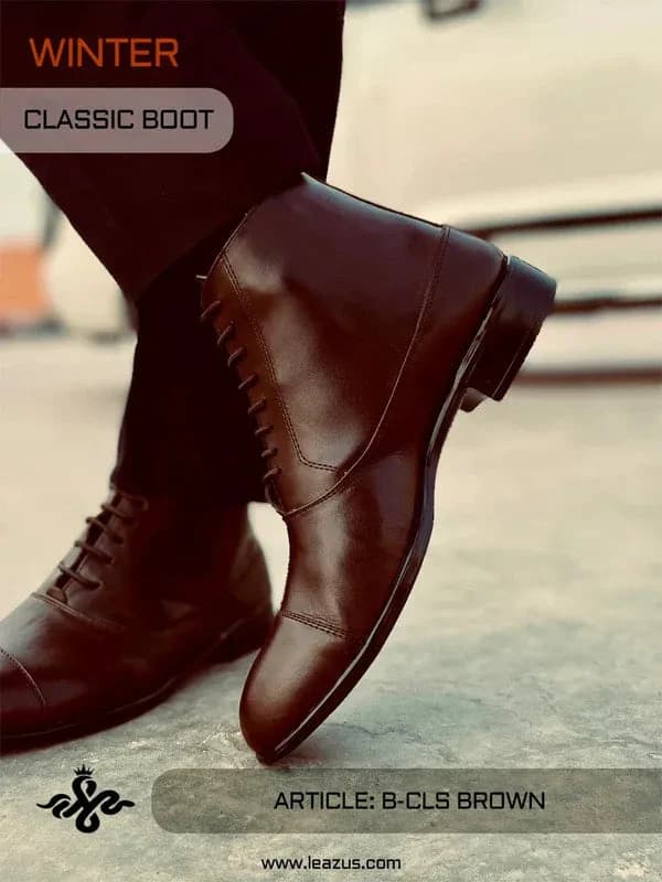 Leather Classic Boot - B-CLS Brown