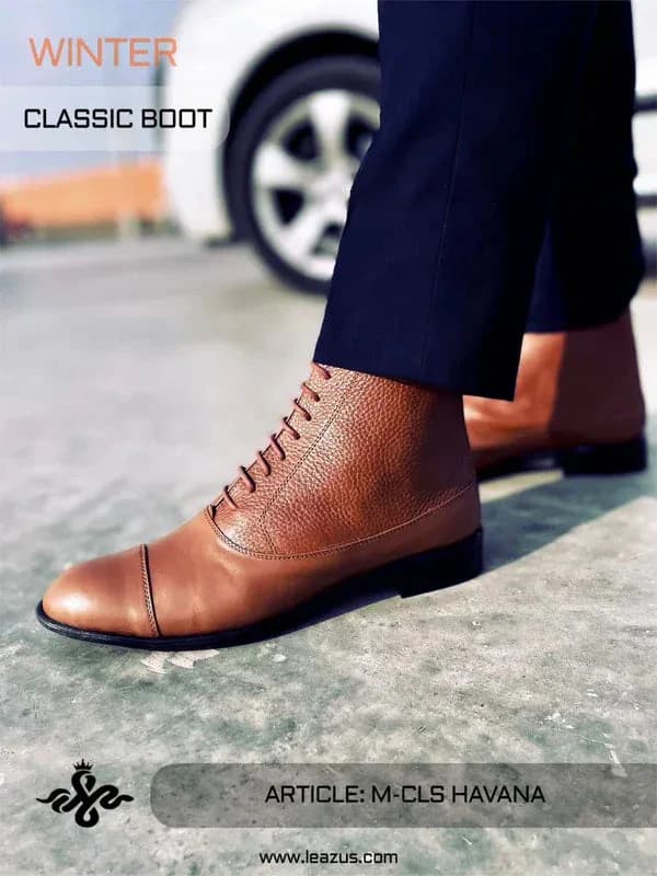 Leather Classic Boot - M-CLS Havana