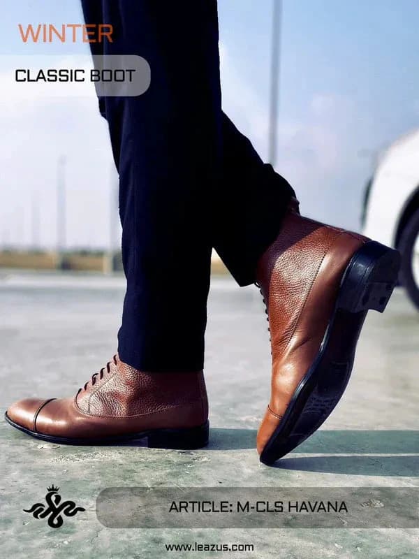 Leather Classic Boot - M-CLS Havana