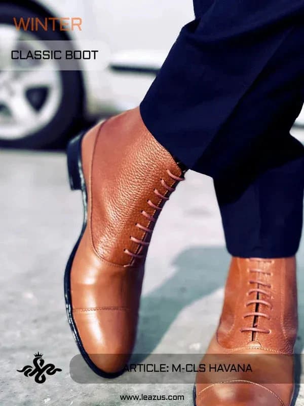 Leather Classic Boot - M-CLS Havana