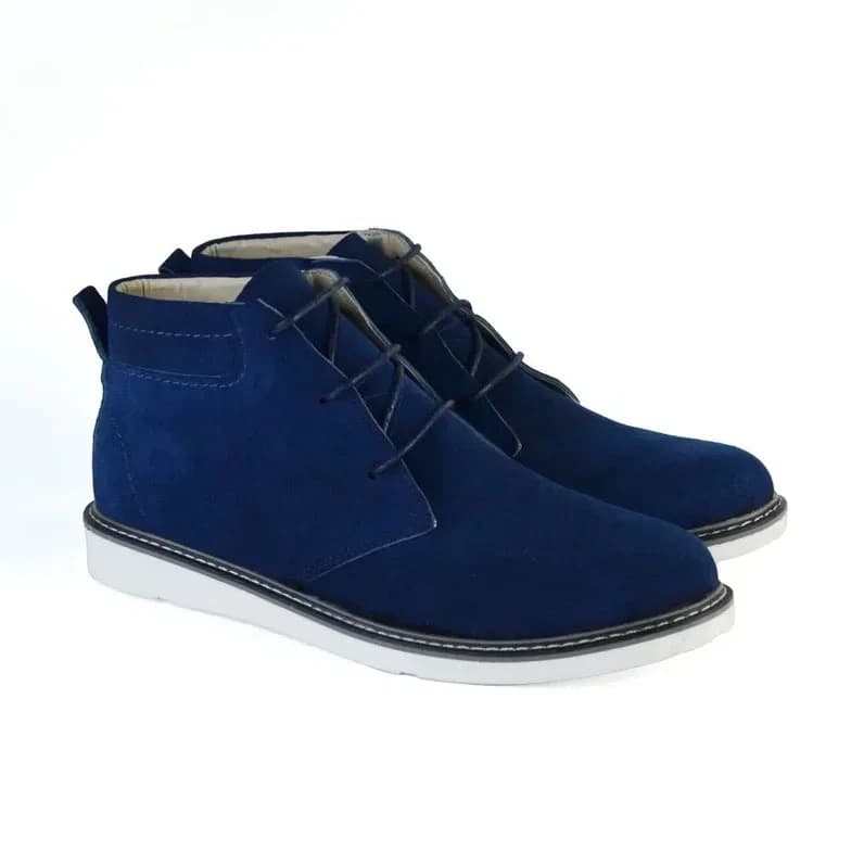 Suede Flat Ankle Boot - S-8001