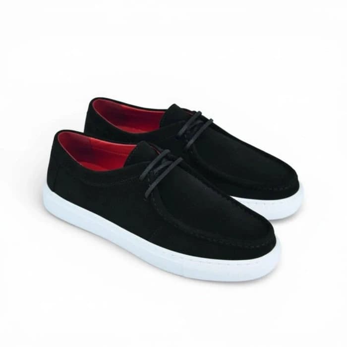 Leazus Flexlite Shoes - Suede Black