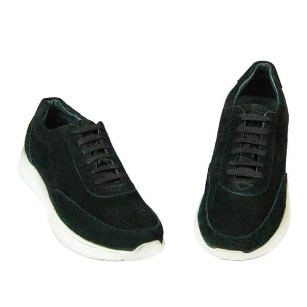 S-ORCA SUEDE SNEAKER - BLACK