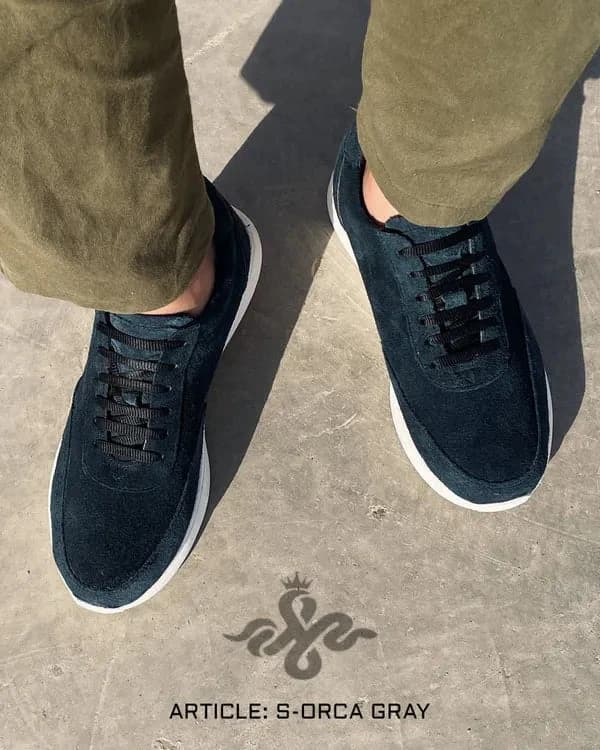 S-ORCA SUEDE SNEAKER - GRAY