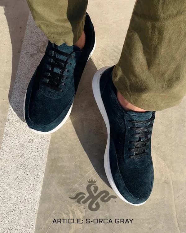 S-ORCA SUEDE SNEAKER - GRAY