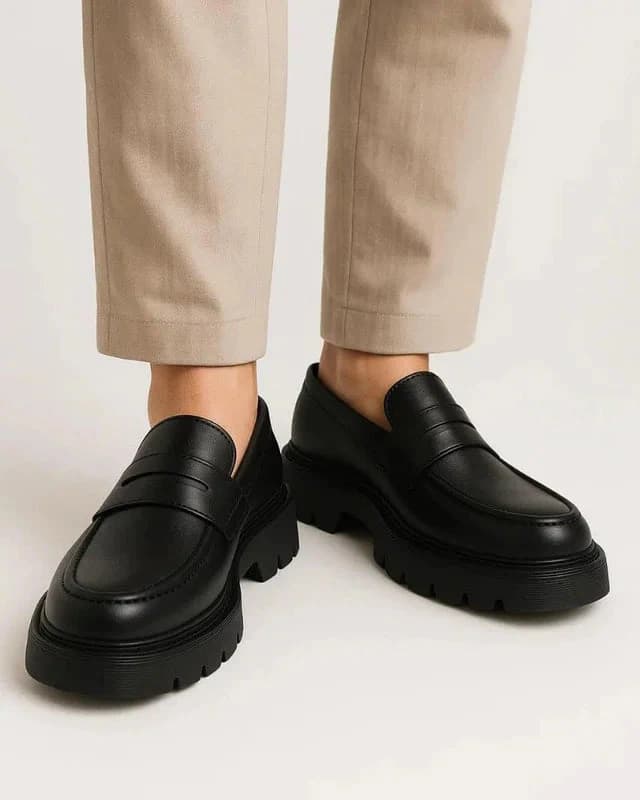 Elite - Chunky Loafer - Black