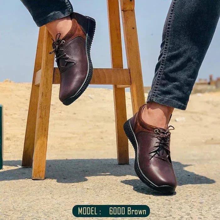 Leather Sneaker - 6000 BROWN