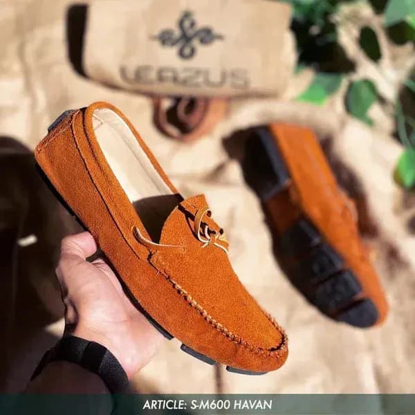 LEATHER MOCCASIN SHOES - S-M600