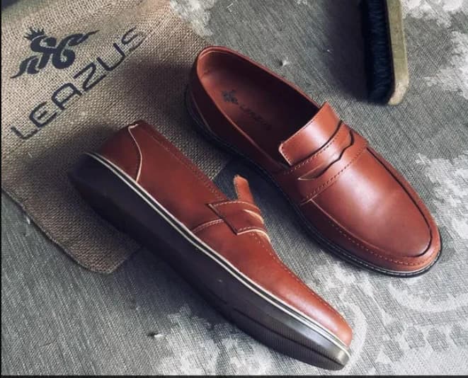 Leather Loafer shoes - 3013