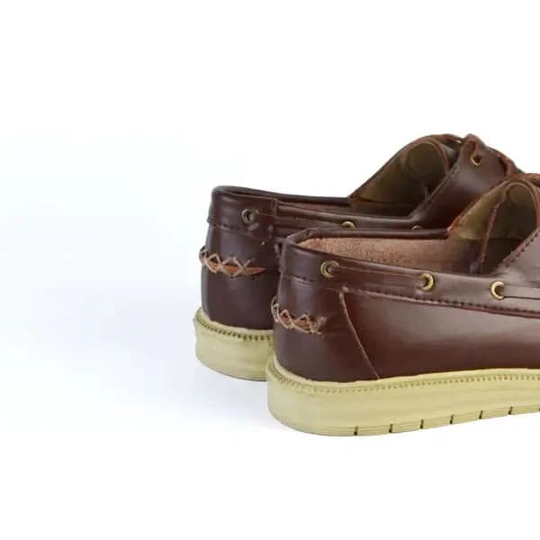 Leather Casual Shoes - SPAGU Brown