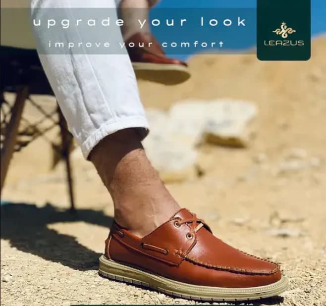 Leather Casual Shoes - SPAGU Havan