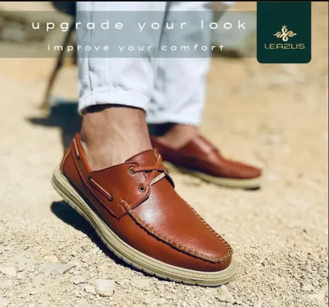 Leather Casual Shoes - SPAGU Havan