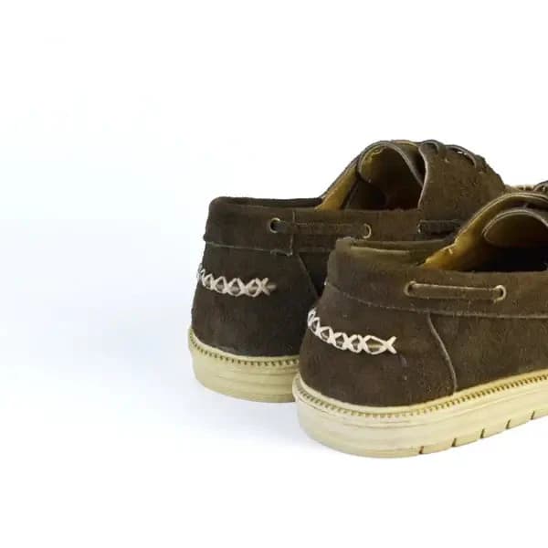 Suede Casual Shoes - S-SPAGU Olive