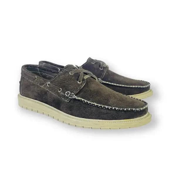 Suede Casual Shoes - S-SPAGU Olive