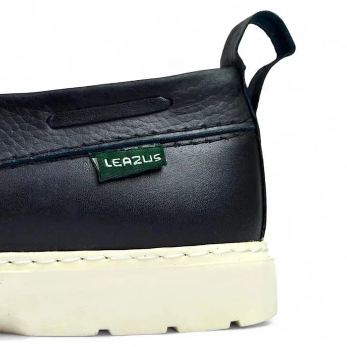 Leather Boat Shoes - Black