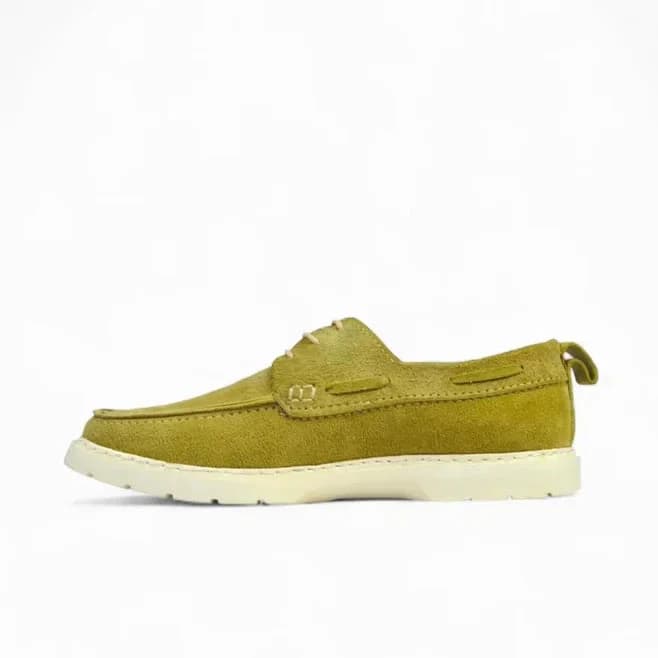 Leather Boat Shoes - S-Beige