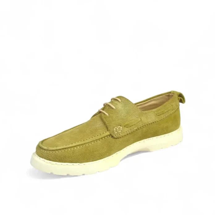 Leather Boat Shoes - S-Beige
