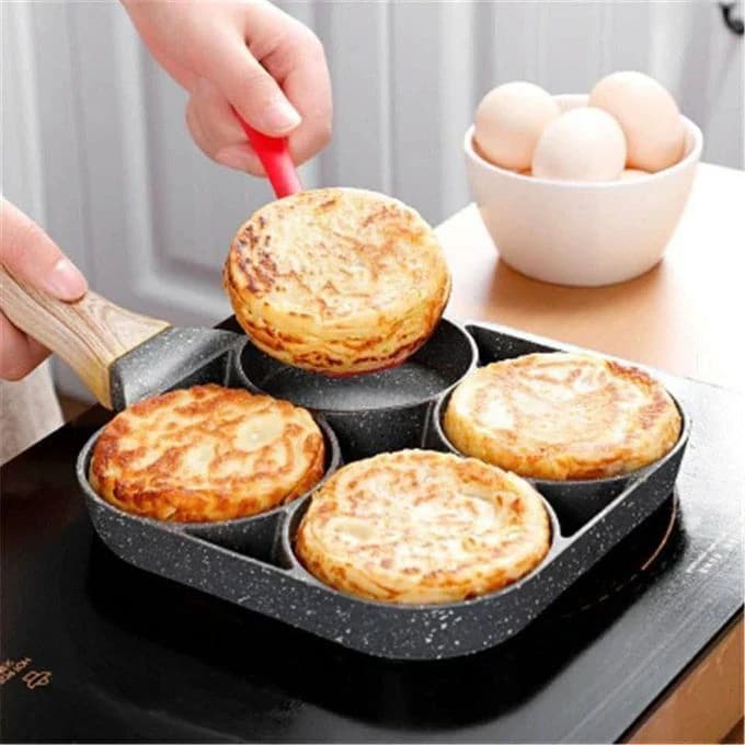 Non-Stick 4-Hole Egg & Pancake Pan