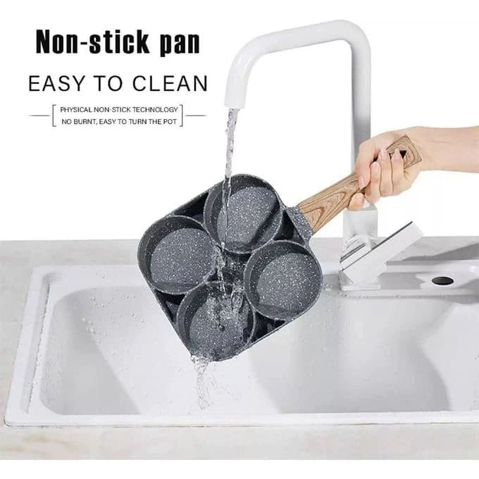Non-Stick 4-Hole Egg & Pancake Pan