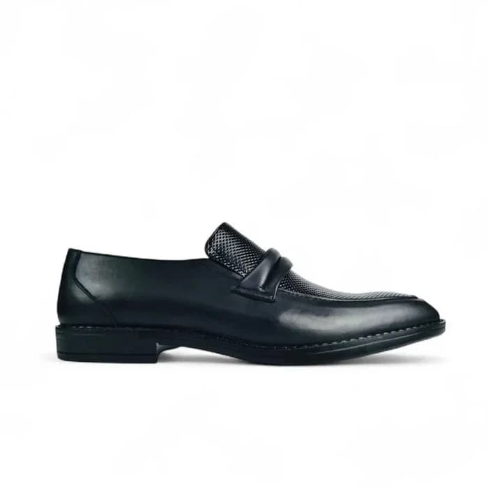 Two-Tone Loafer - Black