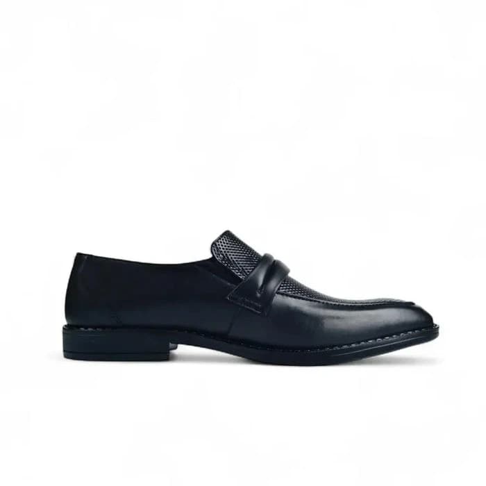 Two-Tone Loafer - Black