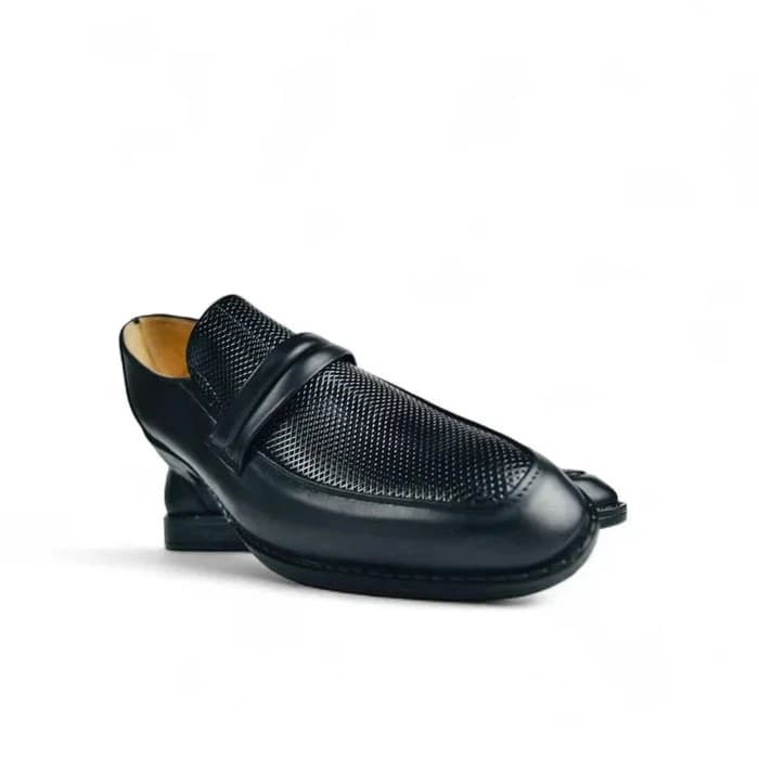 Two-Tone Loafer - Black