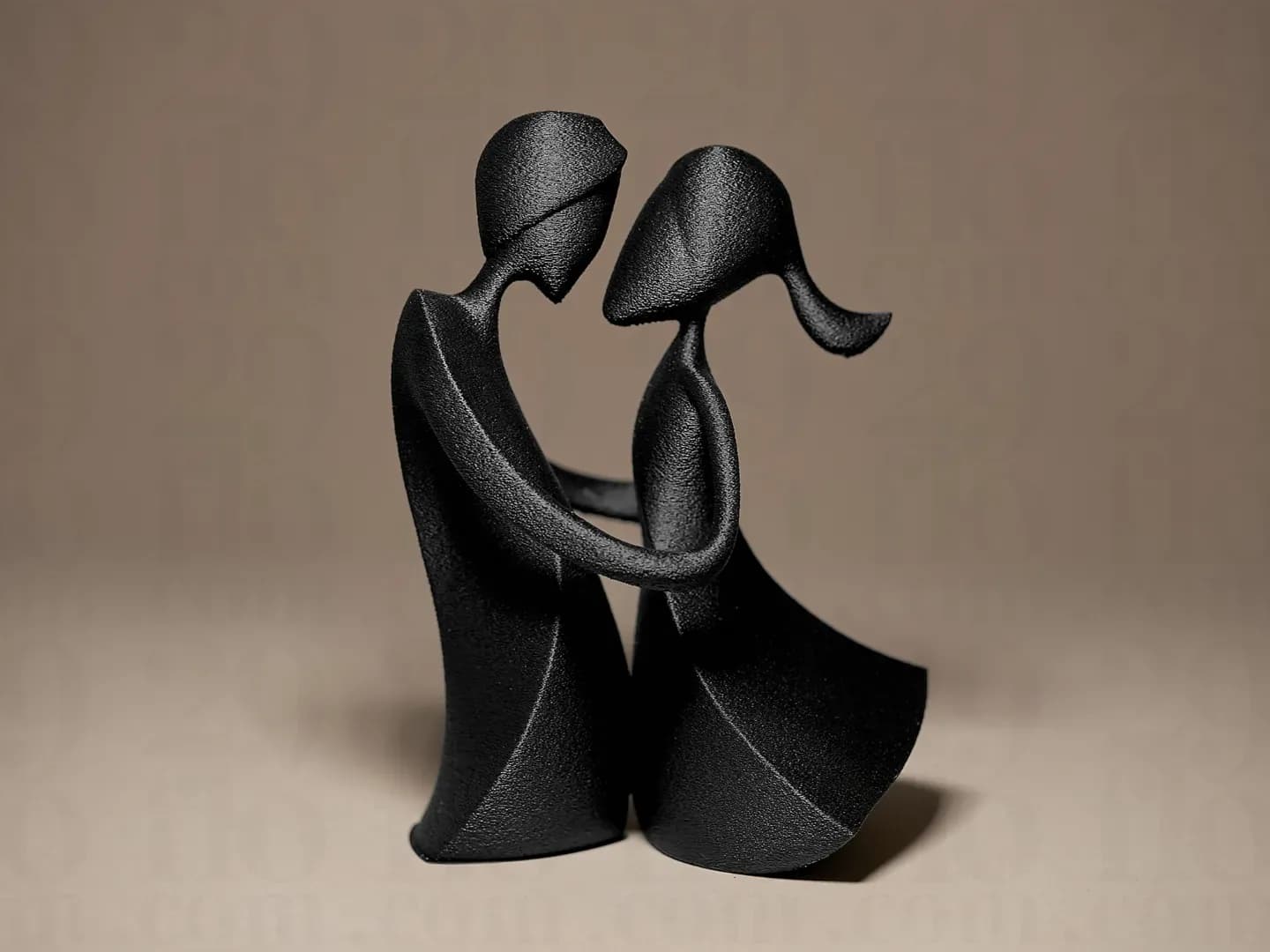 Abstract Romantic Couple Statue Modern Decorative Art