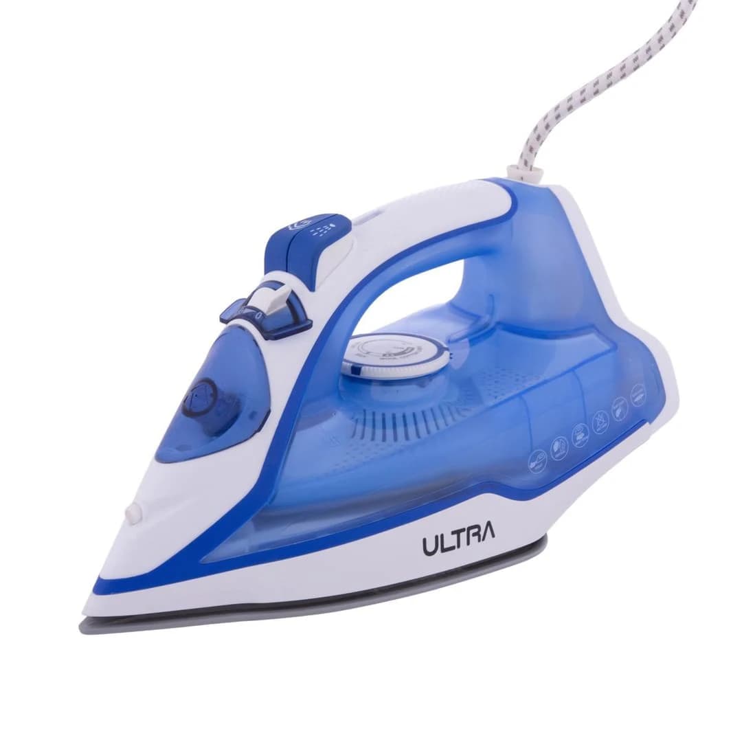 مكواة بخار Ultra - UI24BKSE2 (سعة خزان 300 مل، 2400 وات، أزرق وأبيض)