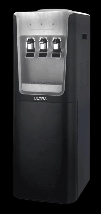 مبرد مياه Ultra - UWD3CBGE (3 حنفيات، كابينة، 500 وات، أبيض)