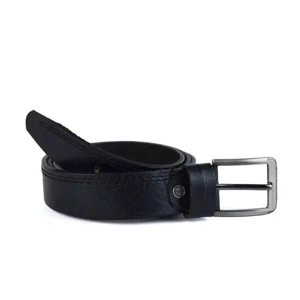 Leather Casual belt - CASUAL BLACK