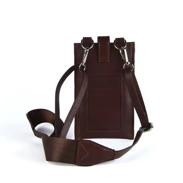 Brown - LEATHER BAGGY WALLET