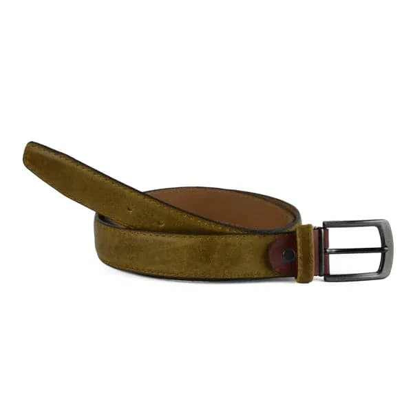 Leather Semi formal belt - B-11 oily