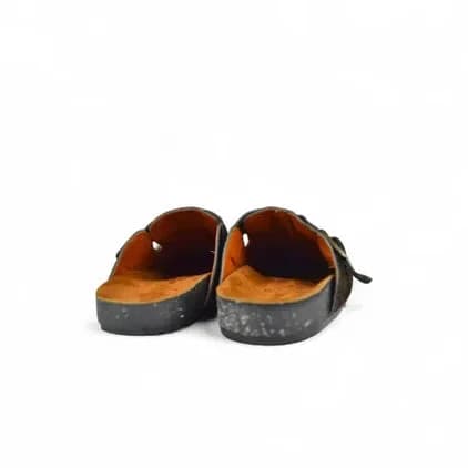 Leather SnapClog - Brown