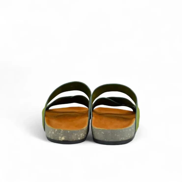 Leather SnapXtra Sandal - Olive