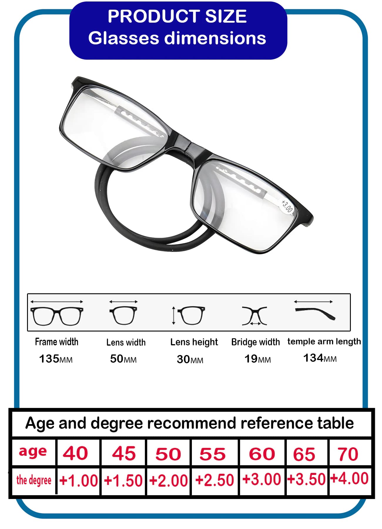 Magnetic Reading Glasses for Men & Women – Premium Material