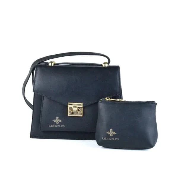 Leather bag for women - Normaldy Black