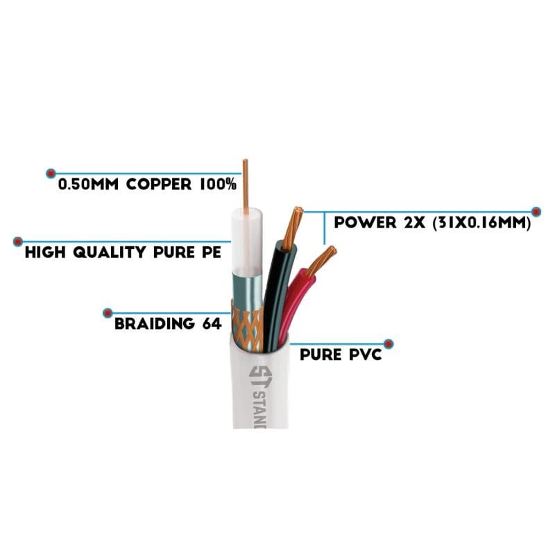 RG174 Coaxial Cable St C50 50M