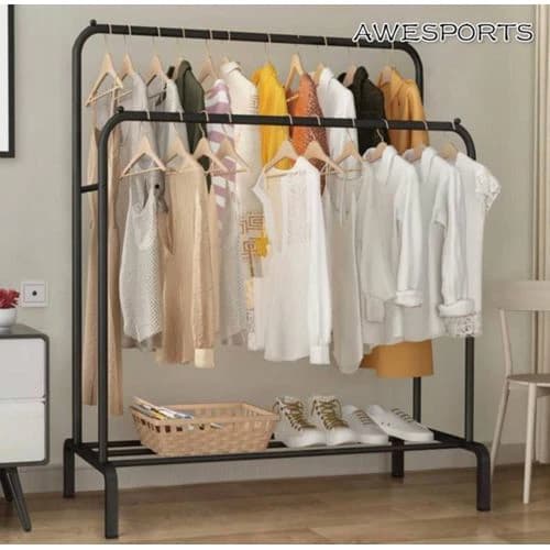 Clothes Metal Stand - Black