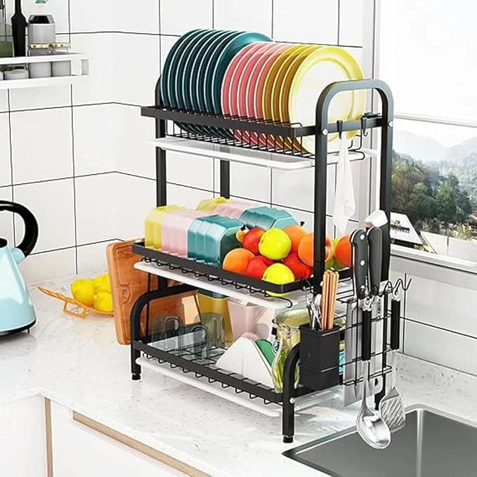 Holder Stainless Steel Drying Kitchen Organizer