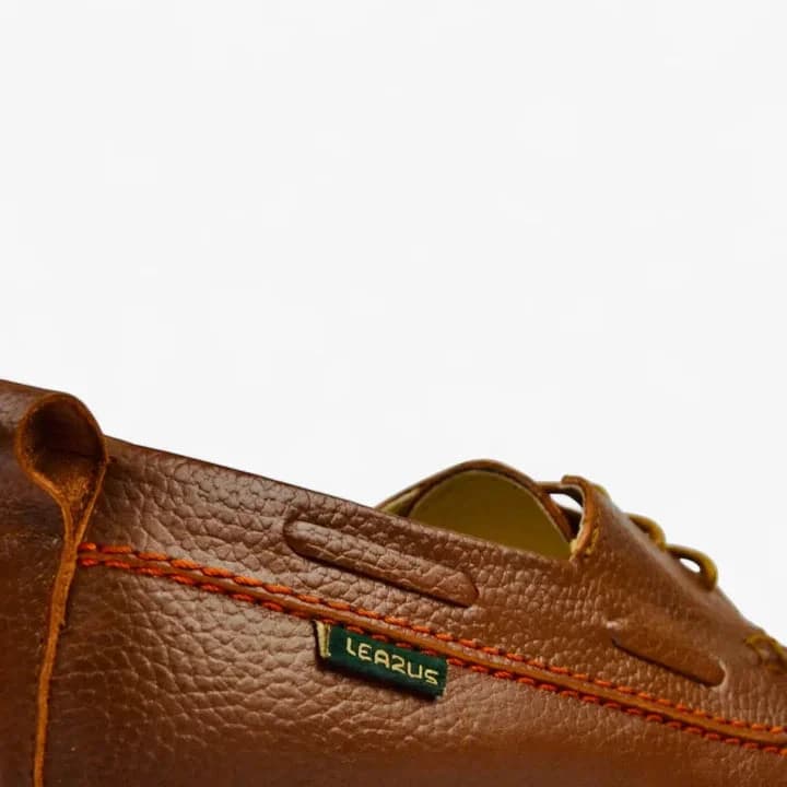 Leather Boat Shoes – Havana