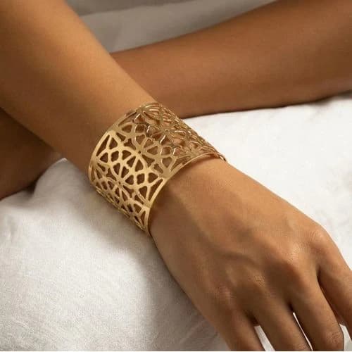 Stunning Gold Plated Stainless Steel Mesh Bracelet
