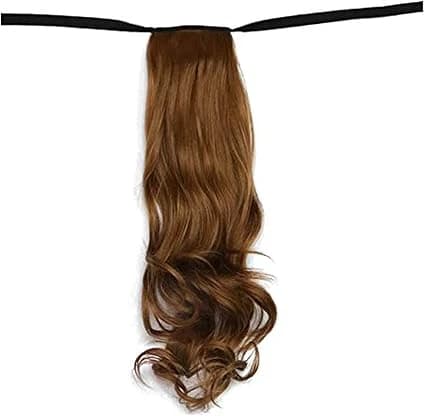 باروكة شعر مجعد بوني تيل من DILLARDS بحجم 50×10 سم، برباط للتثبيت