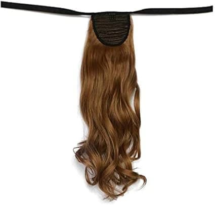 باروكة شعر مجعد بوني تيل من DILLARDS بحجم 50×10 سم، برباط للتثبيت